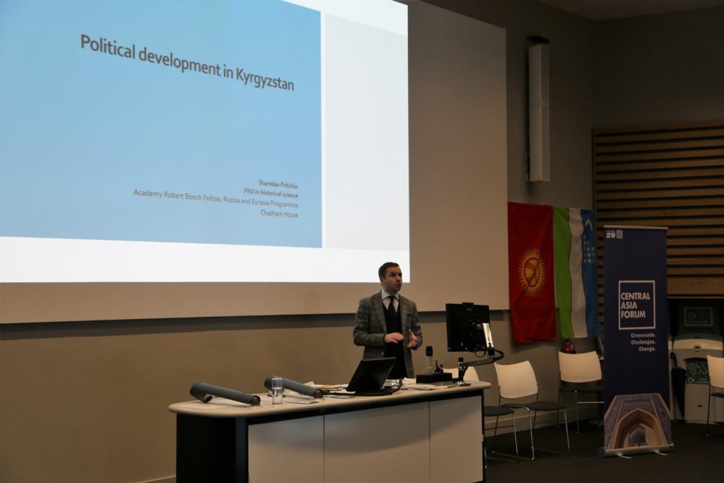 Stanislav Pritchin at the Central Asia Forum 2018